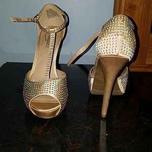 Rhinestone candies heels